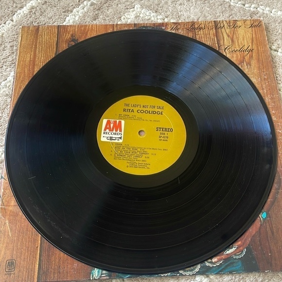 Vintage 1971 Rita Coolidge “The Lady’s Not For Sale” Vinyl Record - Picture 6 of 7